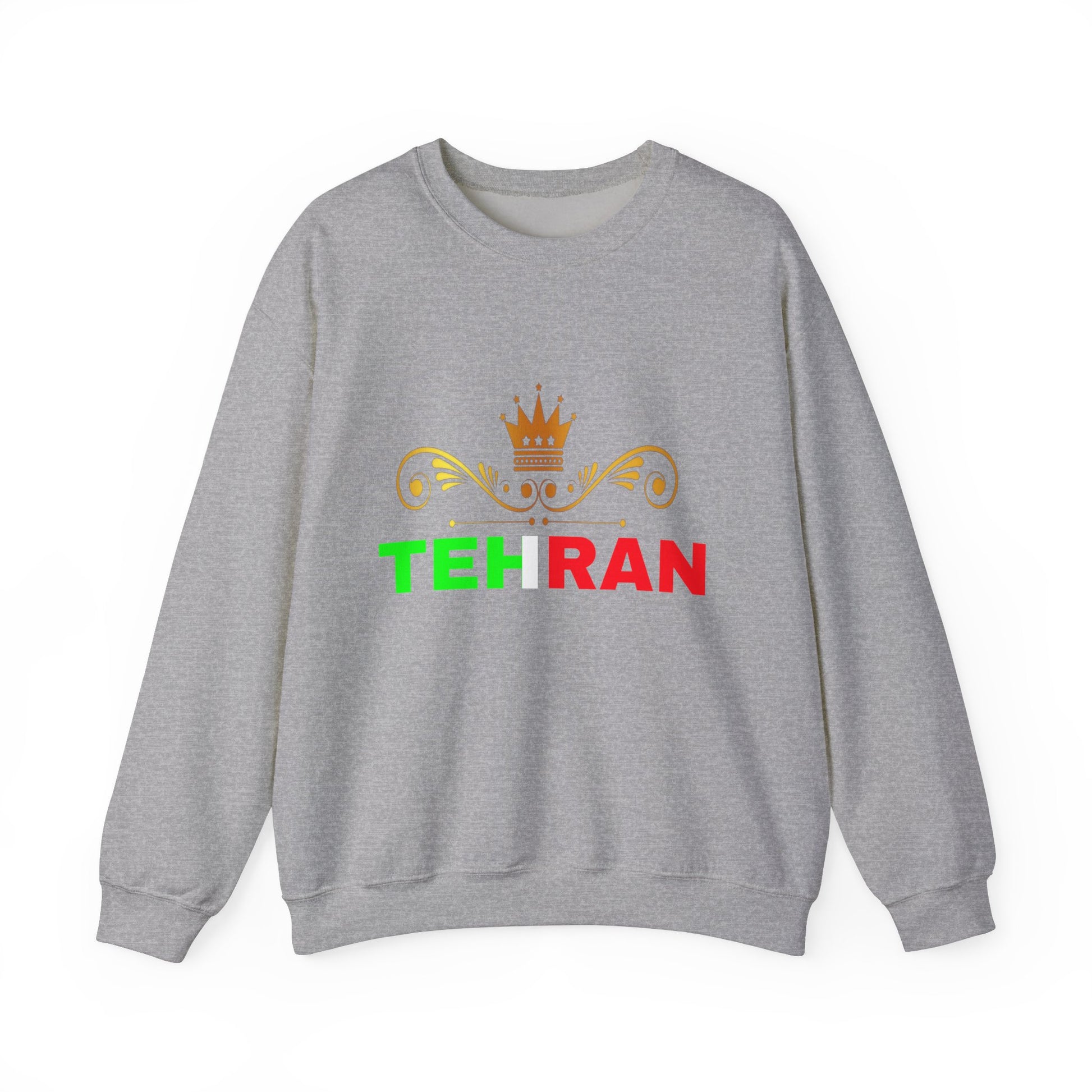 Unisex Heavy Blend™ Crewneck Sweatshirt With Tehran Design | OKEYCITY