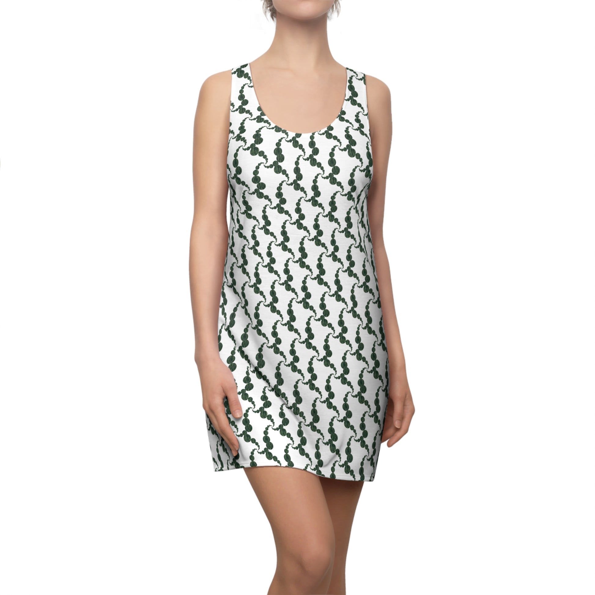 Women's Cut & Sew Racerback Dress (AOP) With Unique Pattern | OKEYCITY