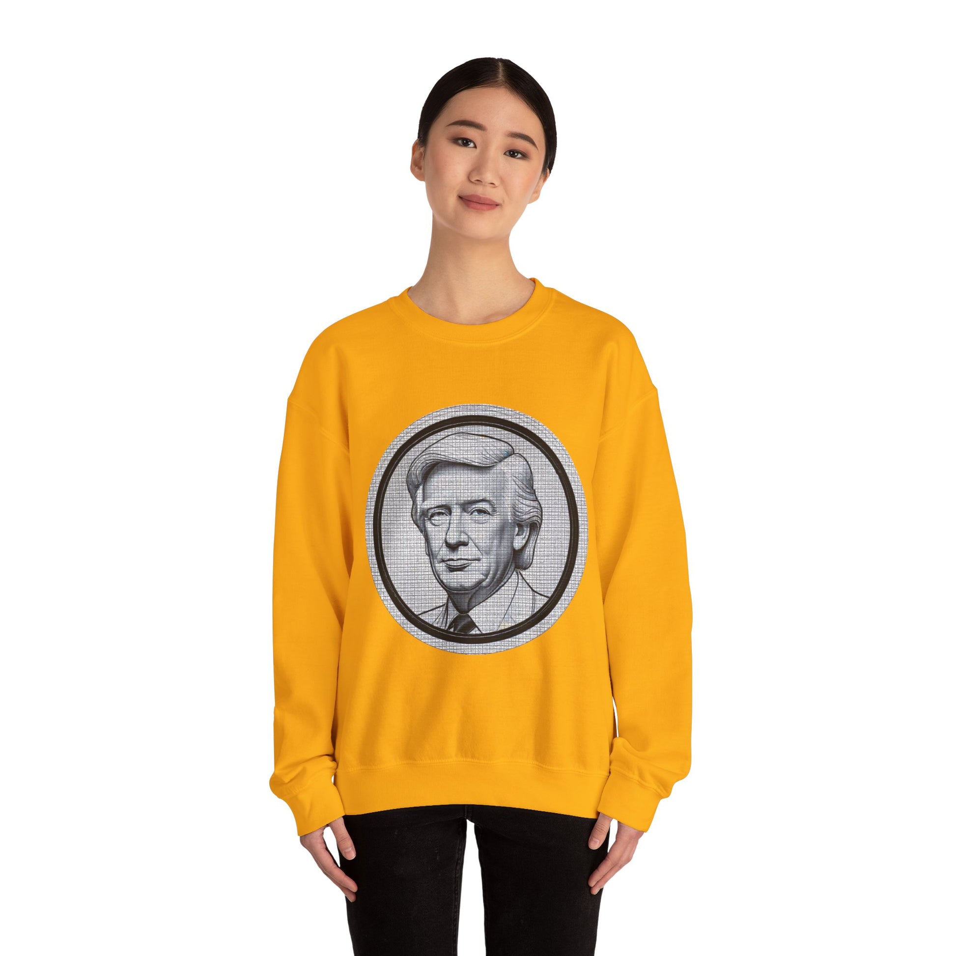 Unisex Heavy Blend™ Crewneck Sweatshirt trump Design | OKEYCITY