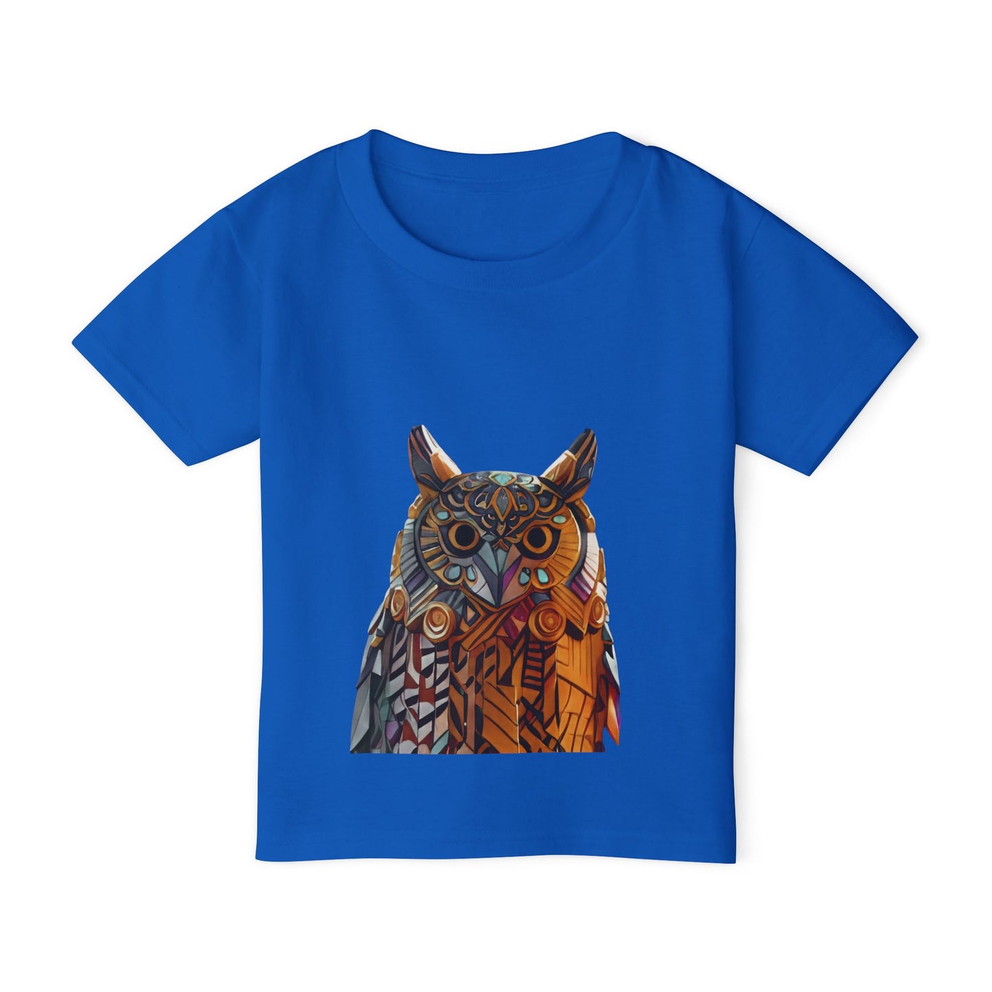 Heavy Cotton™ Toddler T-shirt with Graffiti Owl Design | OKEYCITY