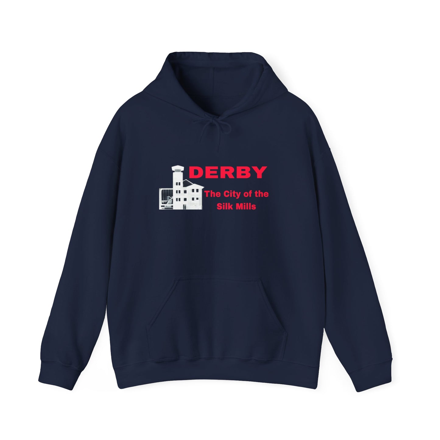 Unisex Heavy Blend™ Hooded Sweatshirt with Derby Design | OKEYCITY