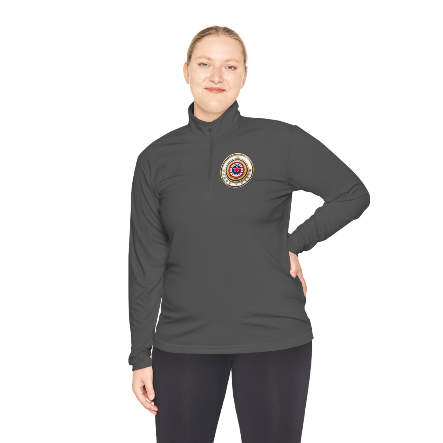 Unisex Quarter-Zip Pullover with brand Okeycity | OKEYCITY