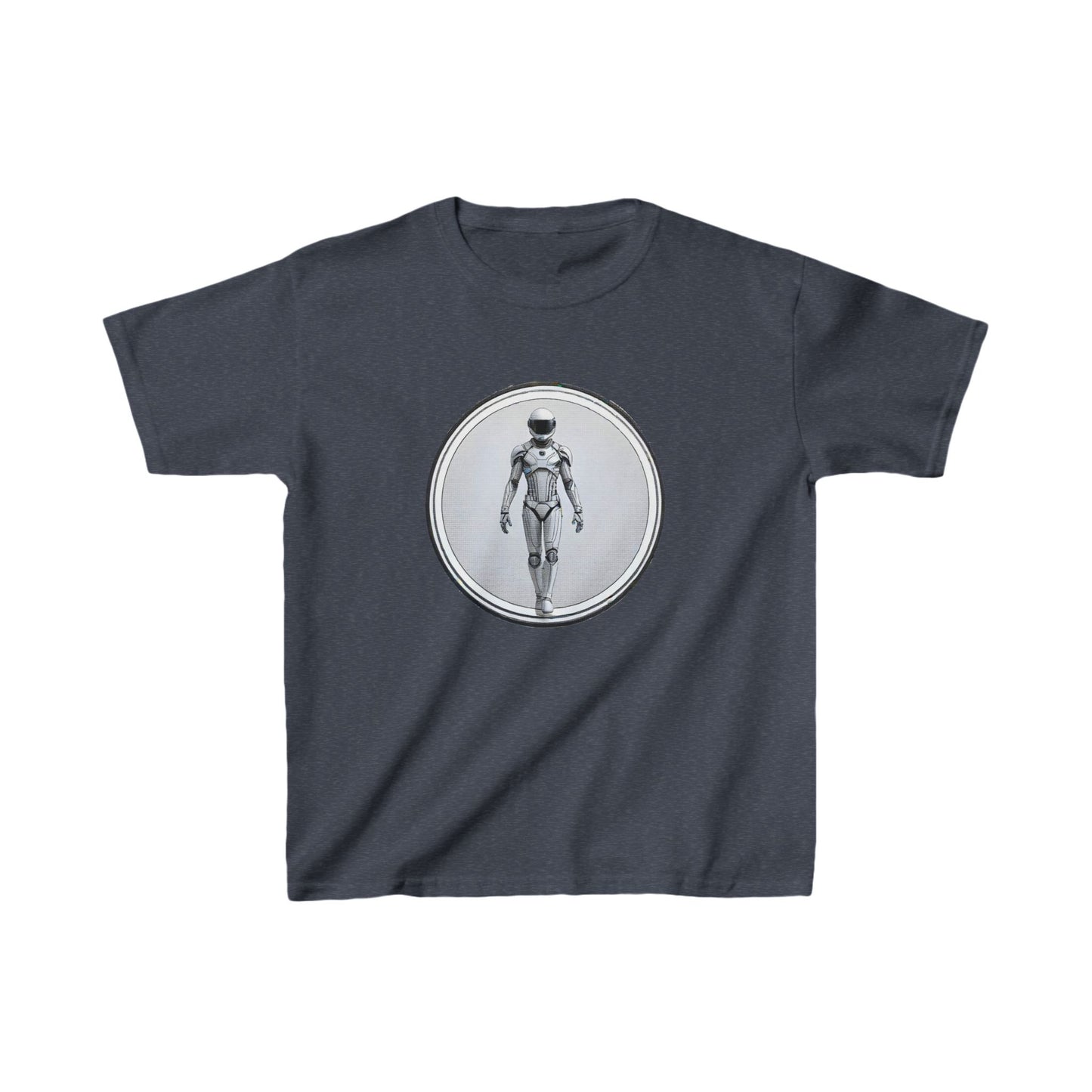 Kids Heavy Cotton™ Tee with astronaut design | OKEYCITY