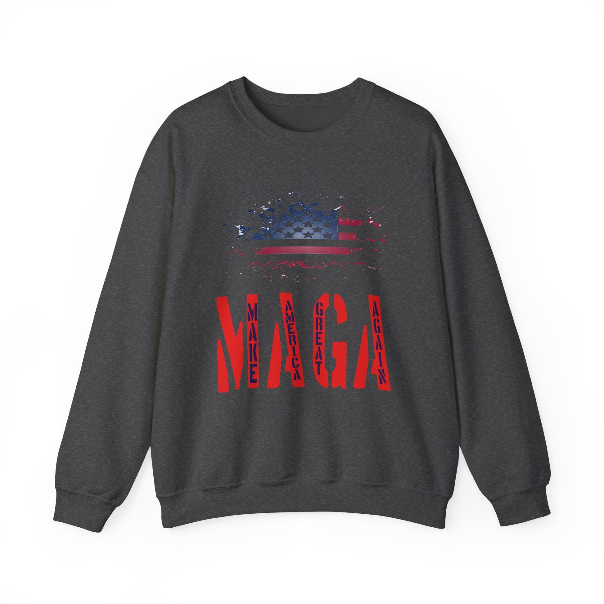 Unisex Heavy Blend™ Crewneck Sweatshirt with Election 2024 USA , MAGA Design | OKEYCITY