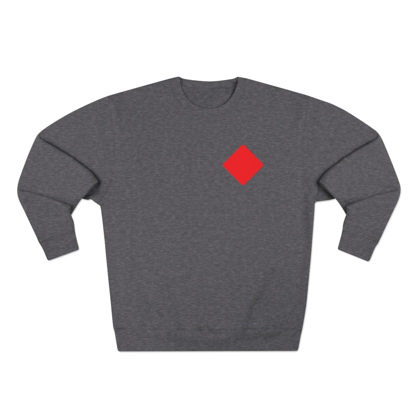 Unisex Crewneck Sweatshirt With Diamond card symbol | OKEYCITY