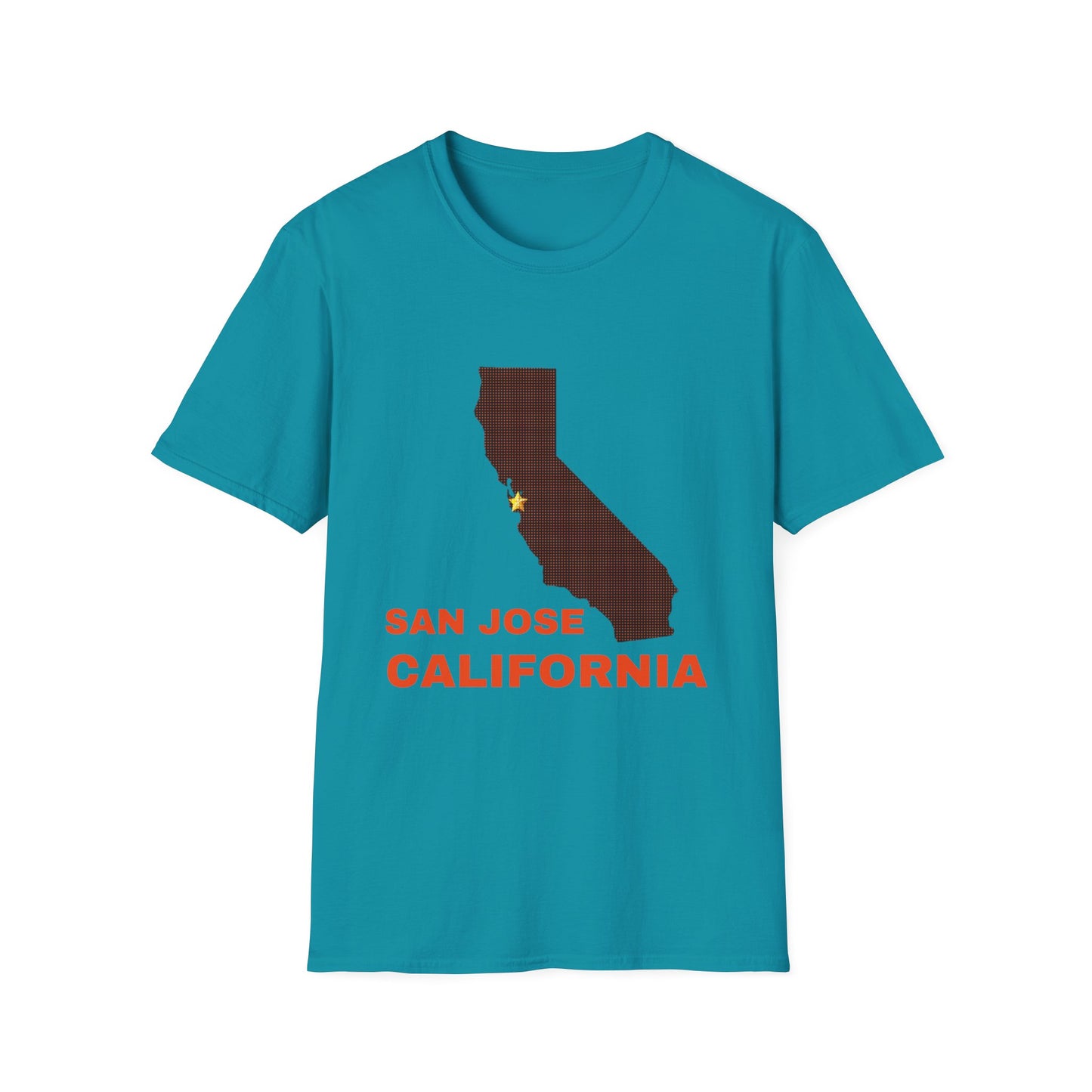 Unisex Softstyle T-Shirt with San Jose Design | OKEYCITY