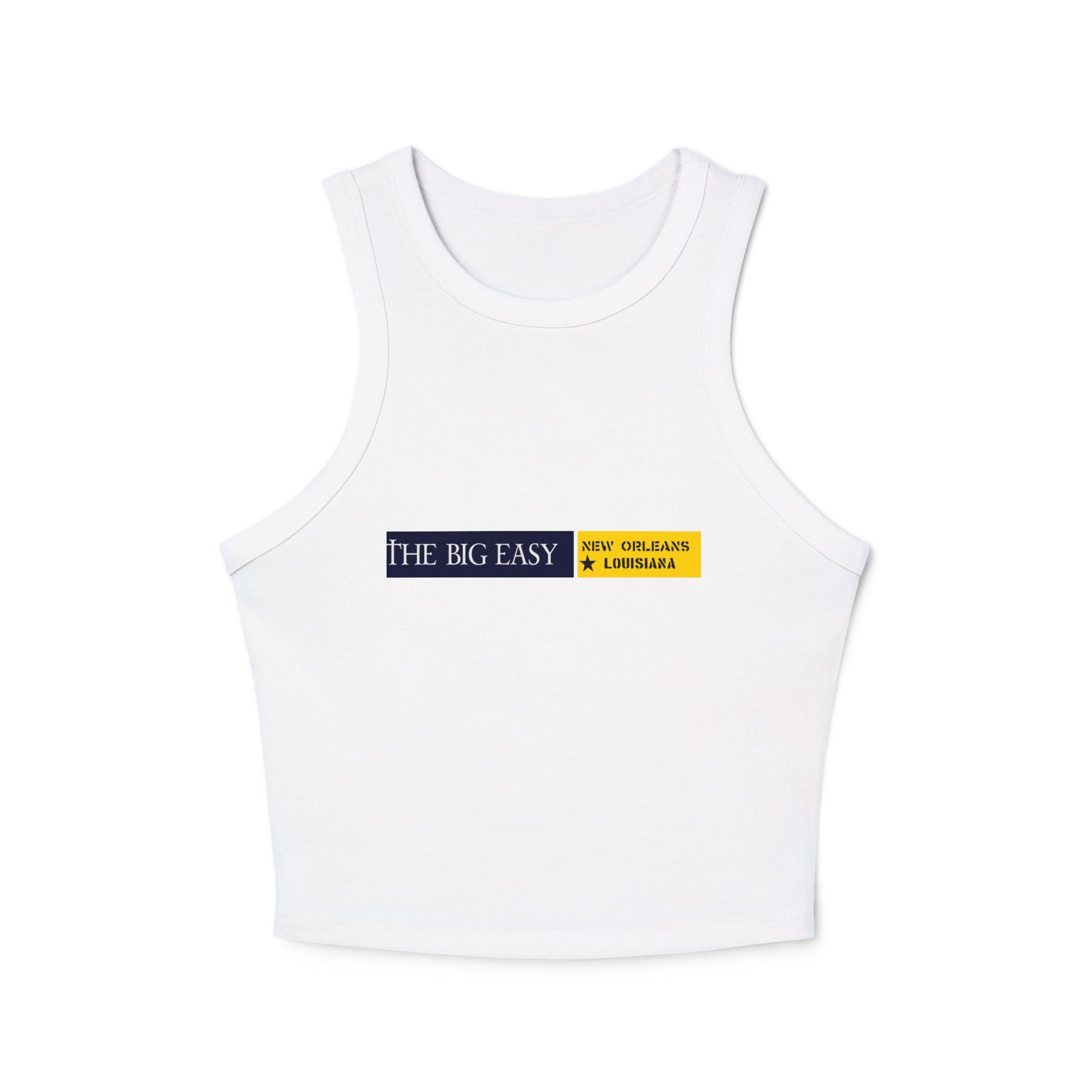 Women's Micro Rib Racer Tank Top | OKEYCITY