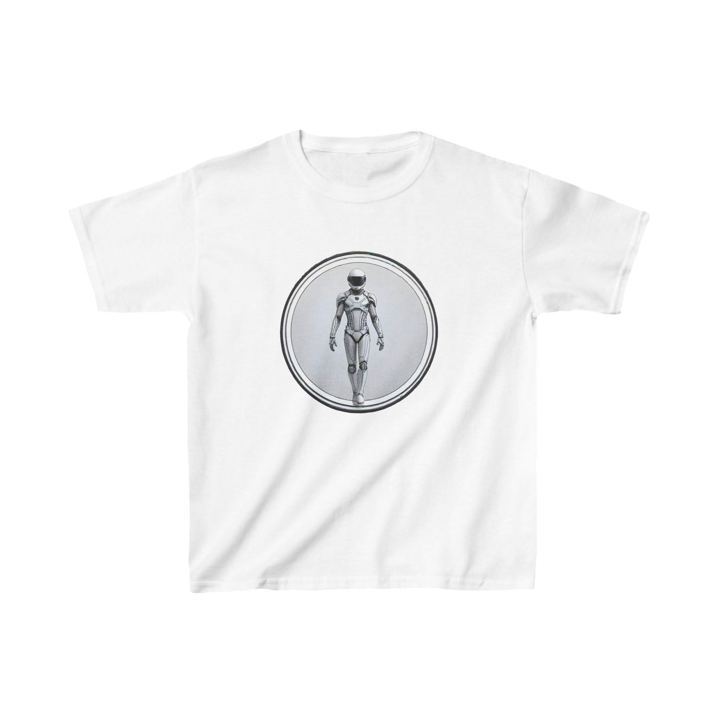 Kids Heavy Cotton™ Tee with astronaut design | OKEYCITY