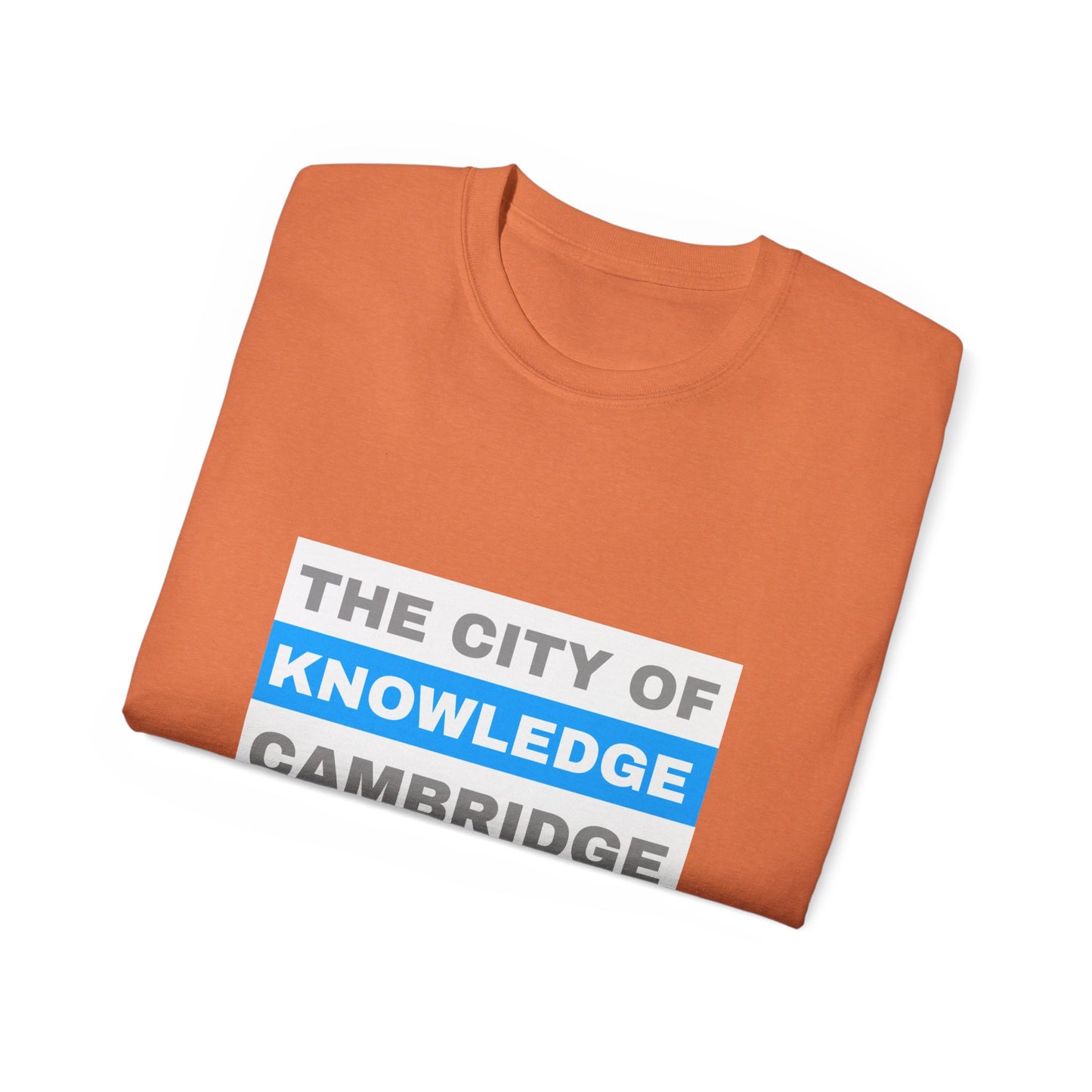 Unisex Ultra Cotton Tee with cambridge city Design | OKEYCITY