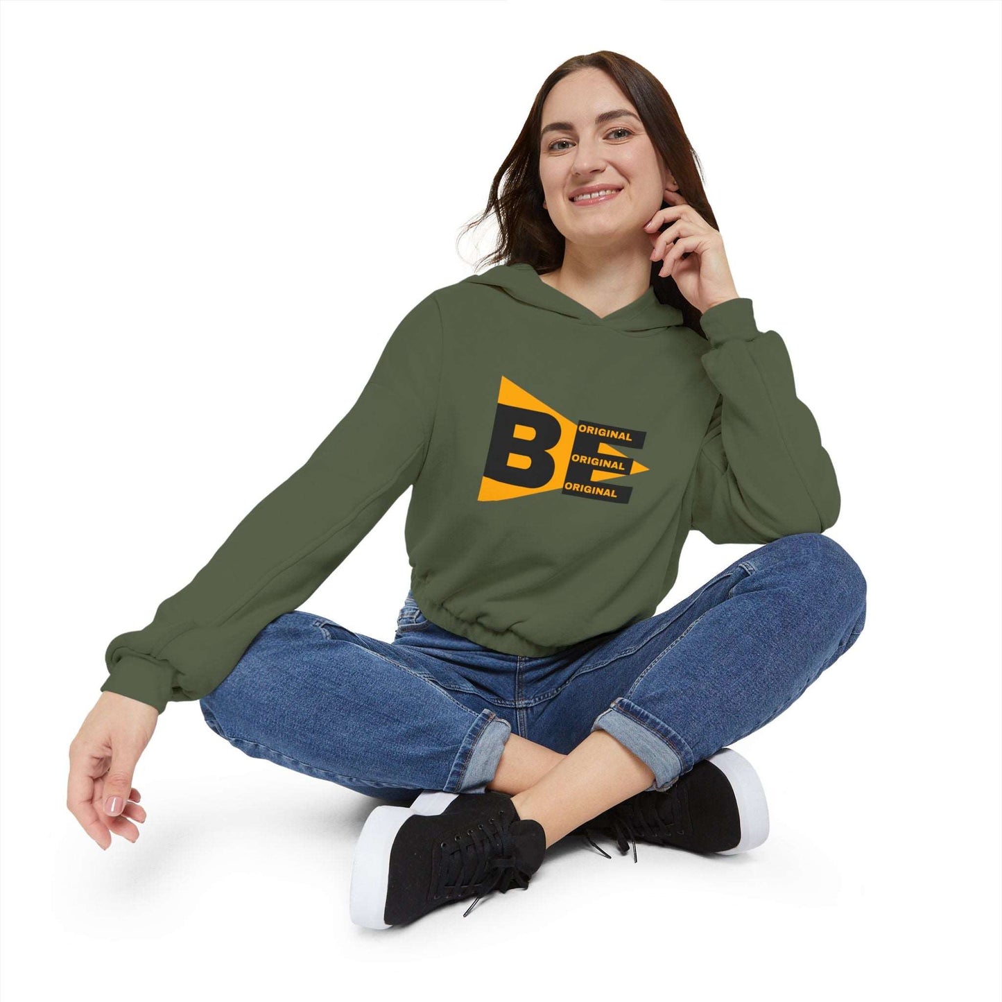 Women's Cinched Bottom Hoodie | OKEYCITY