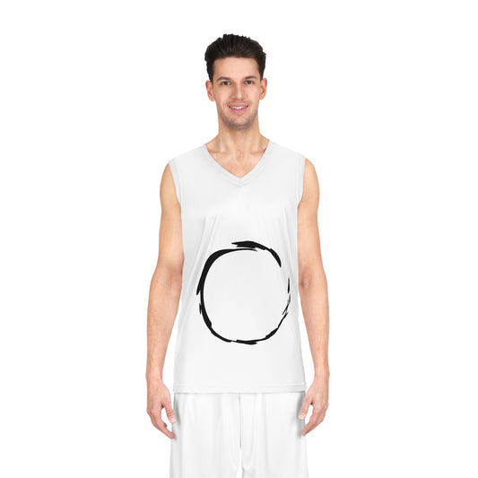 Basketball Jersey with black circle Design | OKEYCITY