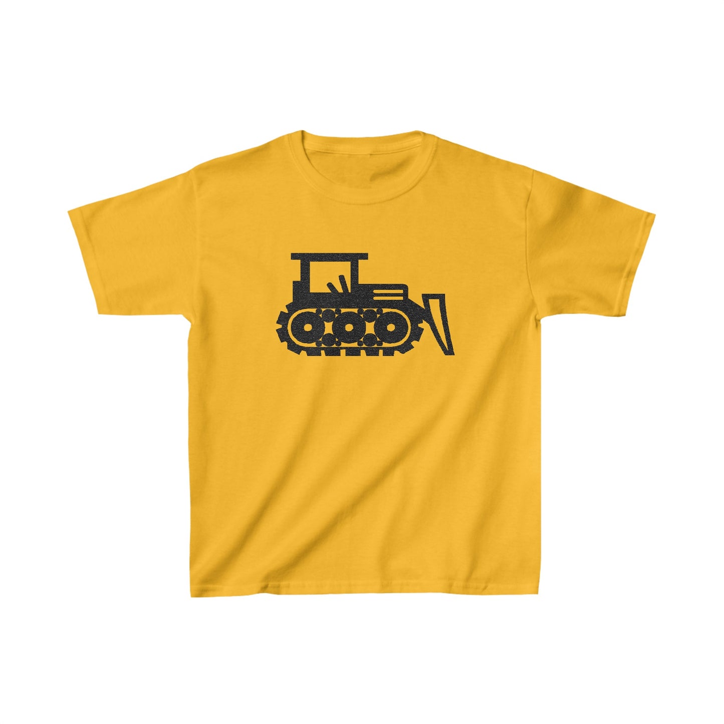 Kids Heavy Cotton™ Tee with vector crane Design | OKEYCITY