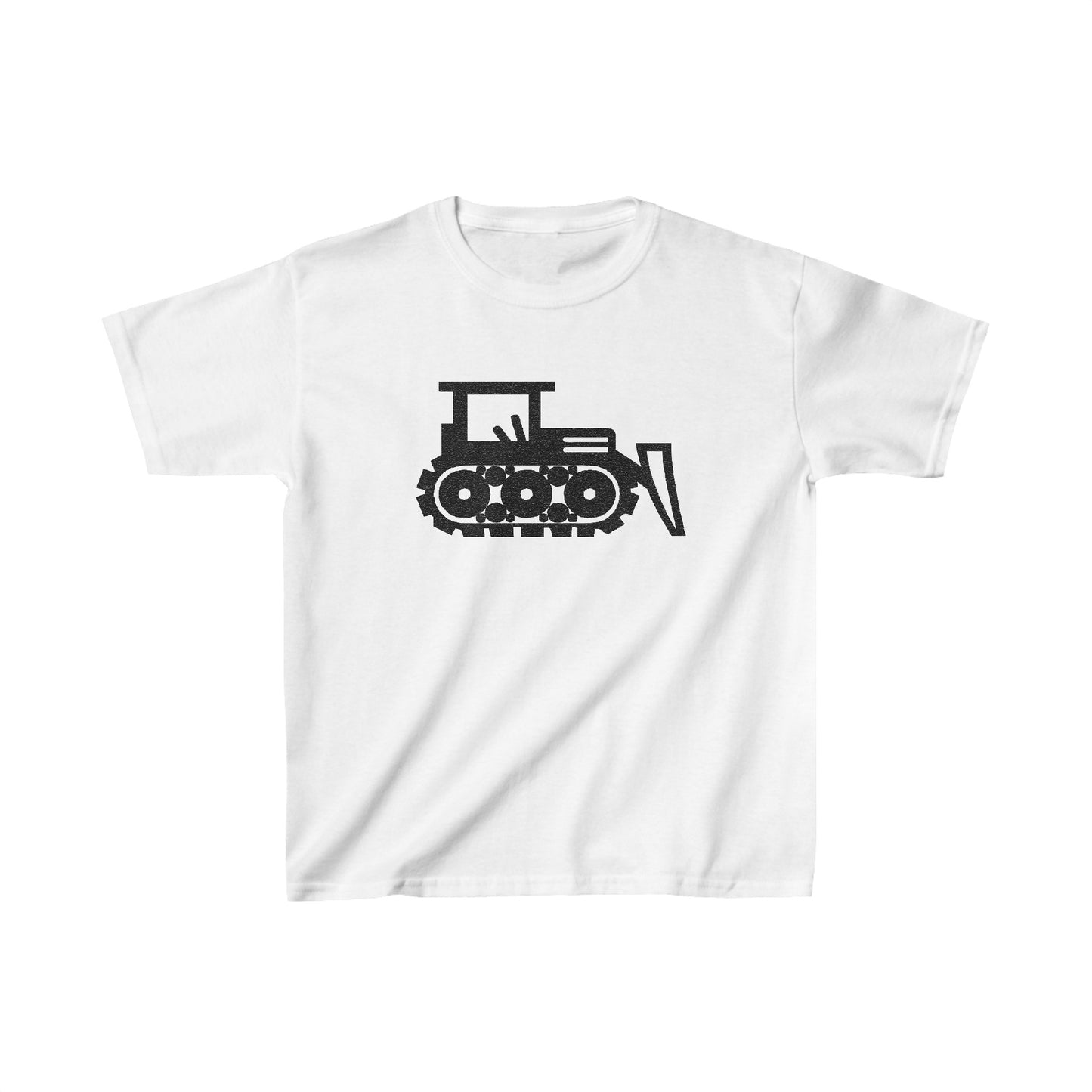 Kids Heavy Cotton™ Tee with vector crane Design | OKEYCITY