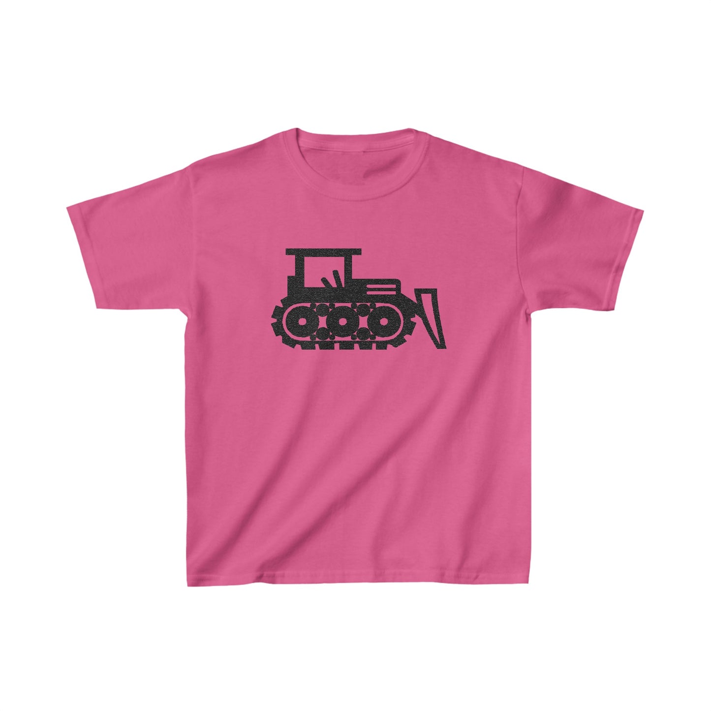 Kids Heavy Cotton™ Tee with vector crane Design | OKEYCITY