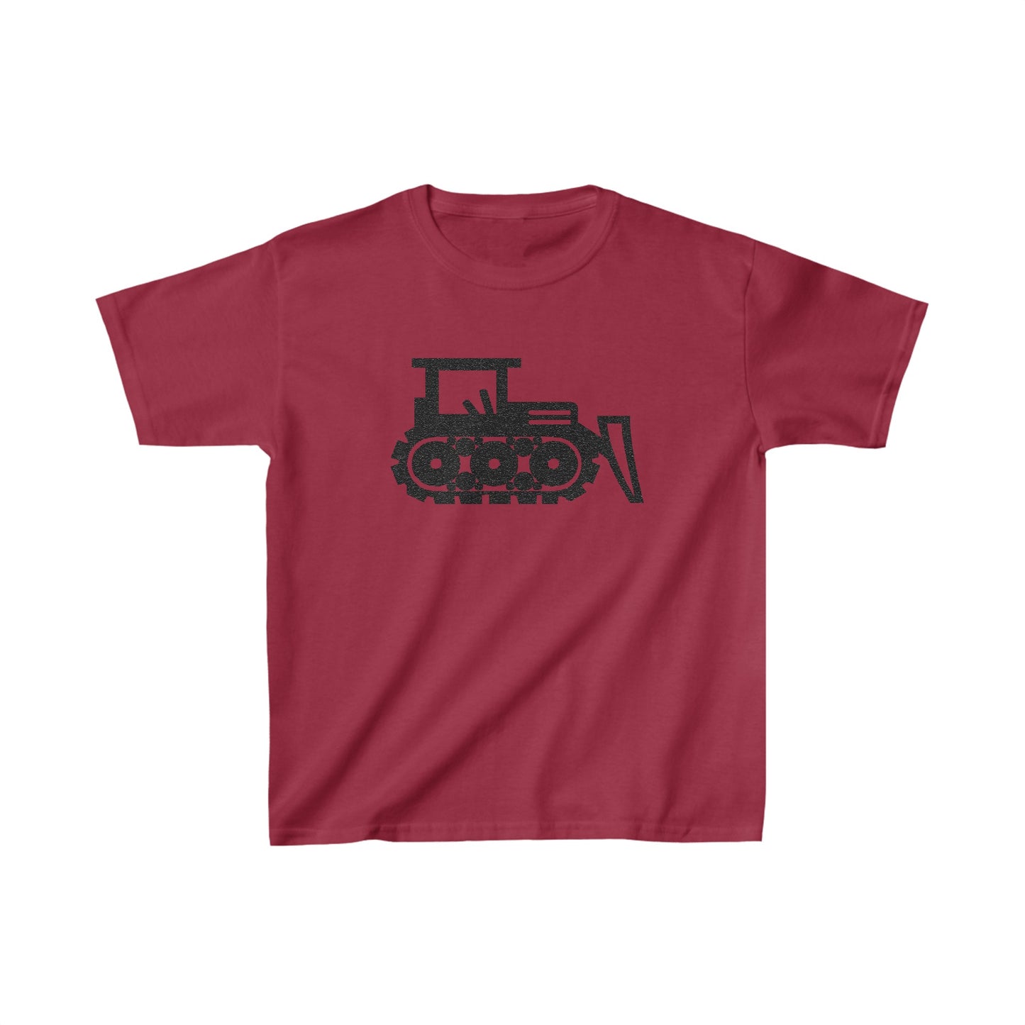 Kids Heavy Cotton™ Tee with vector crane Design | OKEYCITY