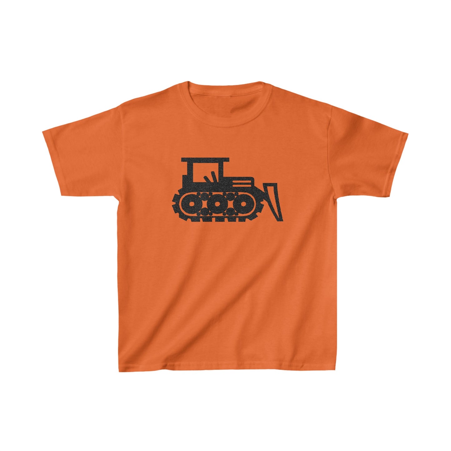 Kids Heavy Cotton™ Tee with vector crane Design | OKEYCITY