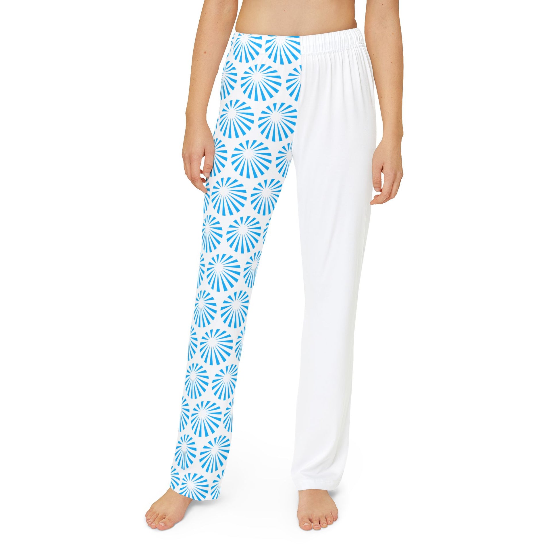 Kids Pajama Pants with blue pattern Design | OKEYCITY