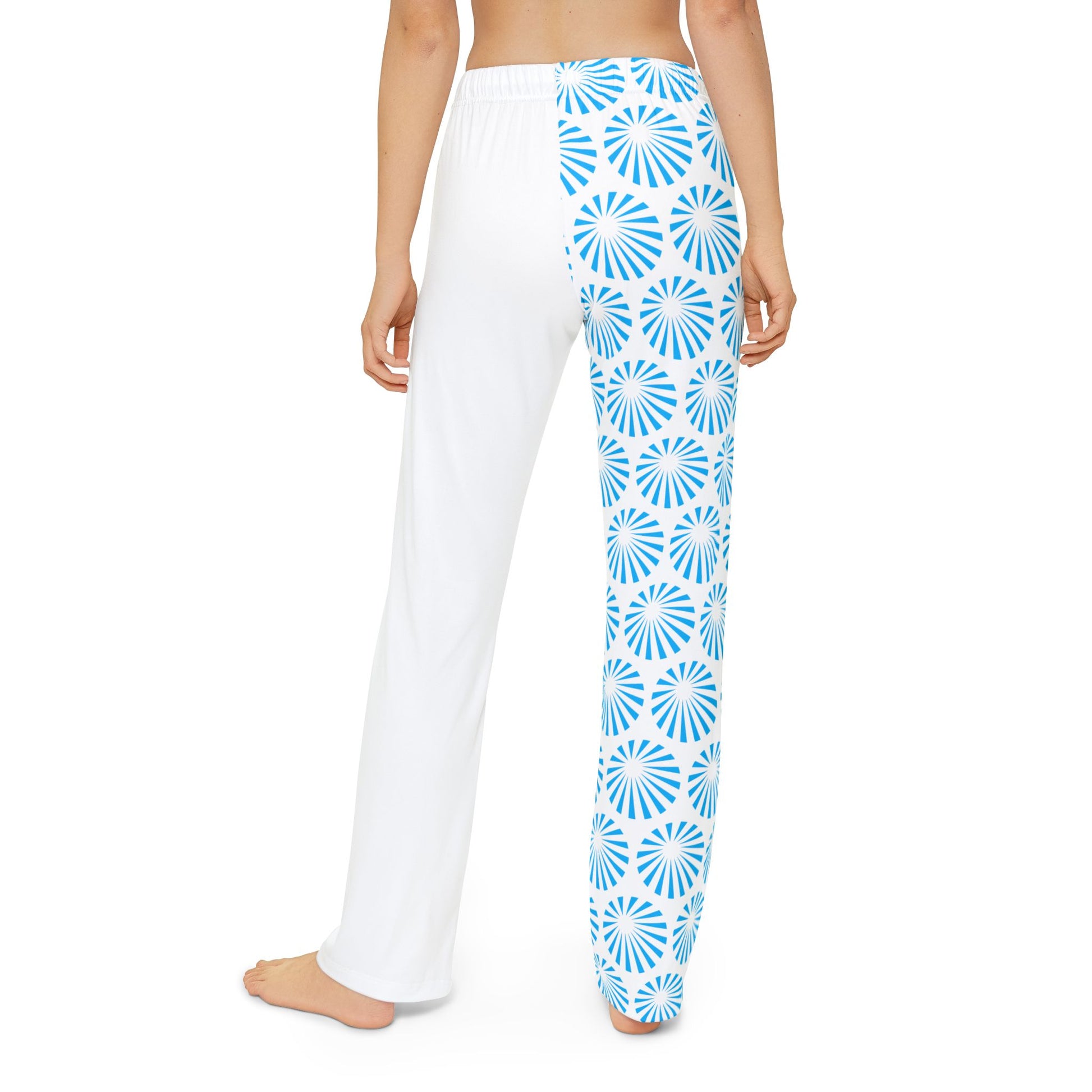 Kids Pajama Pants with blue pattern Design | OKEYCITY
